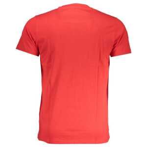 Cavalli Class Red Cotton T Shirt 4