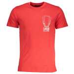 Cavalli Class Red Cotton T Shirt 5