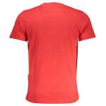 Cavalli Class Red Cotton T Shirt 6
