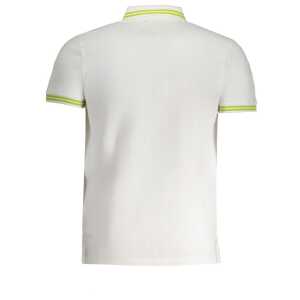 Cavalli Class White Cotton Polo Shirt 4