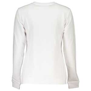 Cavalli Class White Cotton Sweater