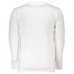 Cavalli Class White Cotton Sweater 6