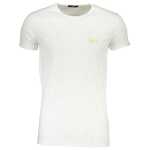 Cavalli Class White Cotton T Shirt 2