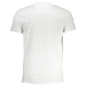 Cavalli Class White Cotton T Shirt 8