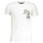 Cavalli Class White Cotton T Shirt 9