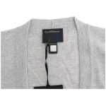 Cavalli Cropped Virgin Wool Cardigan In Chic Gray 6