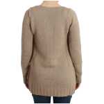 Cavalli Elegant Beige Knitted Crew Neck Sweater 2