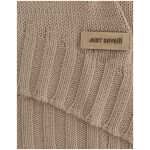 Cavalli Elegant Beige Knitted Crew Neck Sweater 6