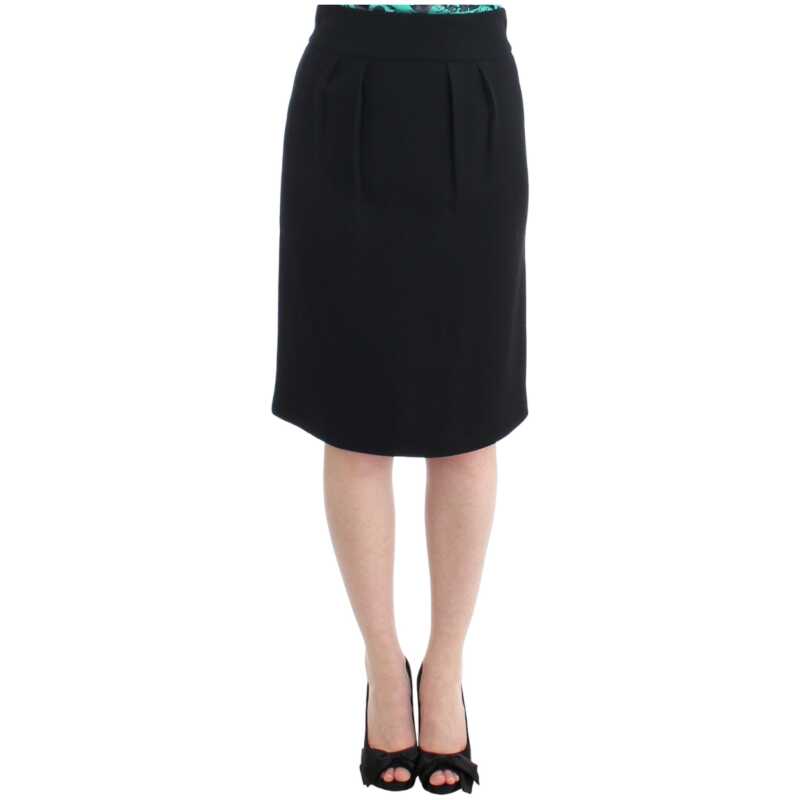 Cavalli Black wool pencil skirt, theFeinheit