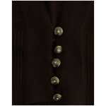Cavalli Elegant Brown Virgin Wool Cropped Cardigan 6