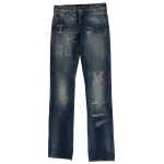 Cavalli Elegant Flare Fit Blue Denim Jeans 7