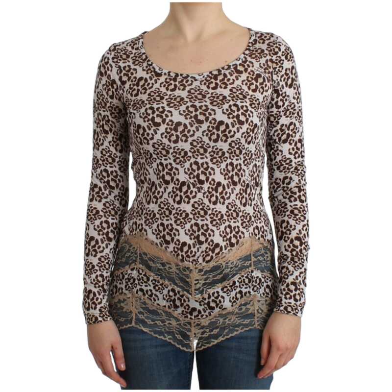 Cavalli Brown longsleeved lace top, theFeinheit