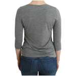 Cavalli Elegant Gray Cashmere Blend Jumper 2