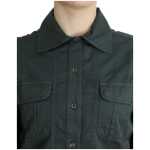 Cavalli Elegant Gray Cotton Button Down Shirt 4
