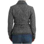 Cavalli Elegant Gray Wool Blend Cardigan 2