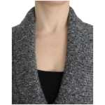 Cavalli Elegant Gray Wool Blend Cardigan 4