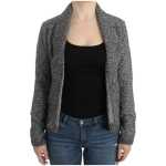 Cavalli Elegant Gray Wool Blend Cardigan 5