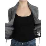 Cavalli Elegant Gray Wool Blend Cardigan 6
