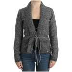 Cavalli Elegant Gray Wool Blend Cardigan 8