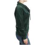 Cavalli Elegant Green Mock Sweater With Rhinestone Detail 3