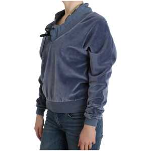 Cavalli Elegant Mock Sweater With Rhinestone Detail