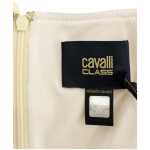 Cavalli Elegant Sheath Lace Dress In Black And Beige 6
