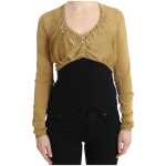 Cavalli Embellished Gold Shimmer Shrug 7