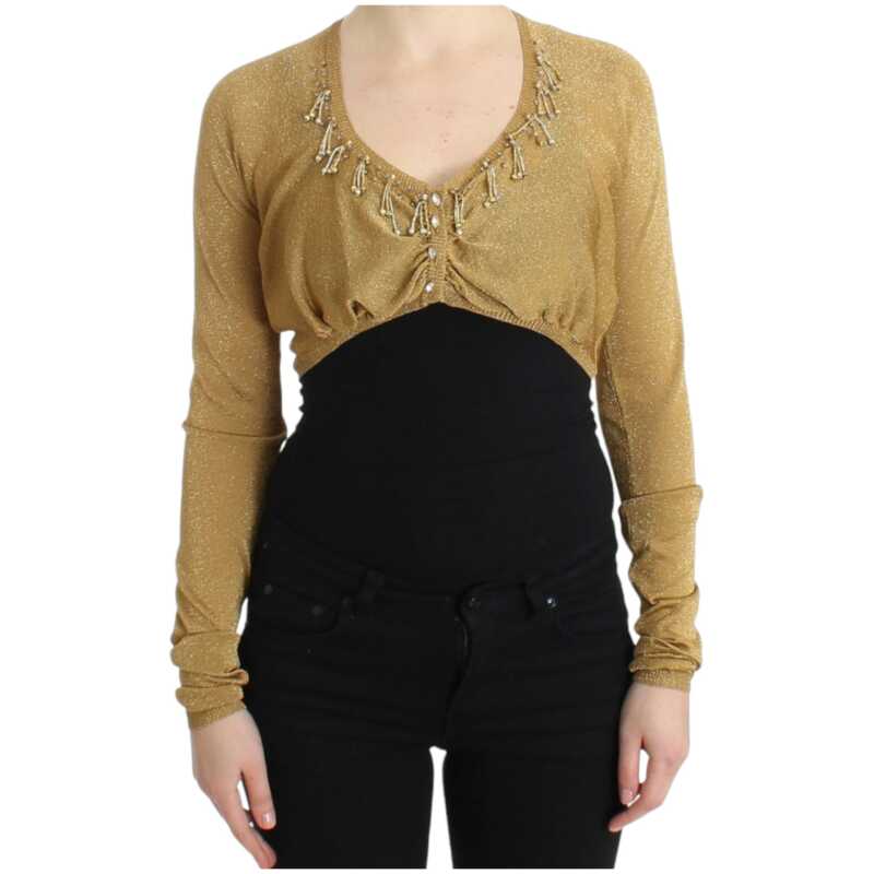 Cavalli Gold embellished gold shrug, theFeinheit