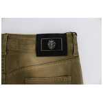Cavalli Green Slim Fit Cotton Stretch Jeans 7