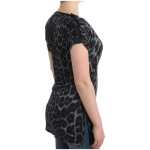 Cavalli Sultry Leopard V Neck Modal Top 3