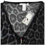 Cavalli Sultry Leopard V Neck Modal Top 5