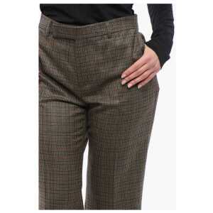 Celine Wool Houndstooth Pants 2