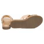 Cerruti 1881 Beige Lambskin Women Sandal 3