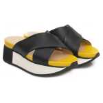 Cerruti 1881 Black Calfskin Women Sandal 2