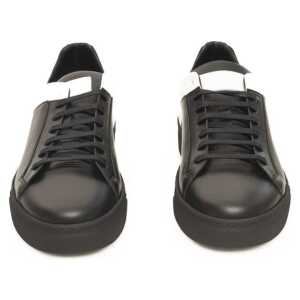 Cerruti 1881 Black Cowhide Men Sneaker