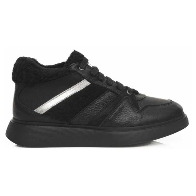 Cerruti 1881 Black Cowhide Women Sneaker, theFeinheit