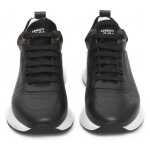 Cerruti 1881 Black Cowhide Women Sneaker