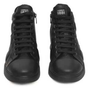 Cerruti 1881 Black Cowhide Women Sneaker 5
