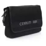 Cerruti 1881 Black Nylon Women Crossbody Bag