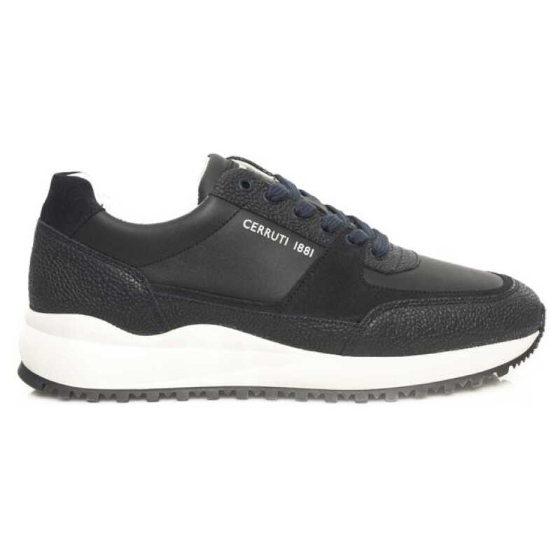 Cerruti 1881 Blue Cowhide Men Sneaker, theFeinheit