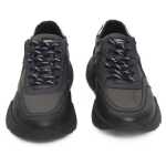 Cerruti 1881 Blue Cowhide Men Sneaker