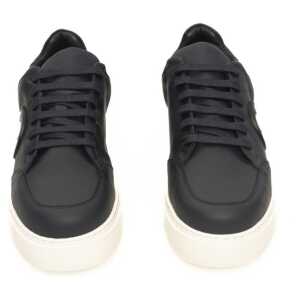 Cerruti 1881 Blue Cowhide Men Sneaker 4