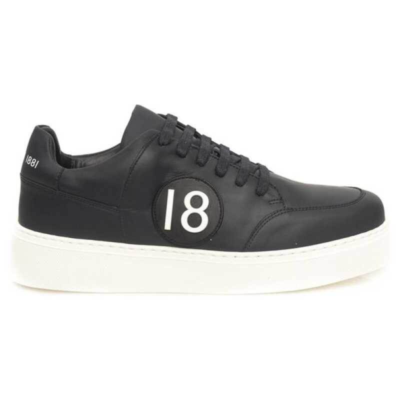 Cerruti 1881 Blue Cowhide Men Sneaker, theFeinheit