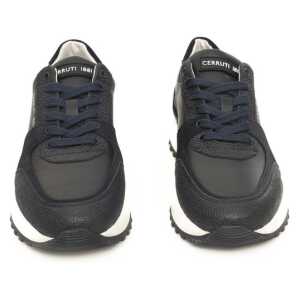 Cerruti 1881 Blue Cowhide Men Sneaker 8