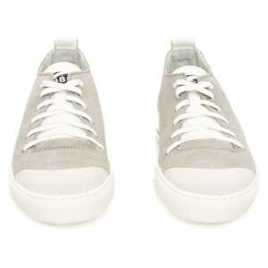 Cerruti 1881 Gray Cowhide Men Sneaker