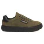 Cerruti 1881 Green Cowhide Men Sneaker 8