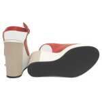 Cerruti 1881 Red Calfskin Women Sandal 7