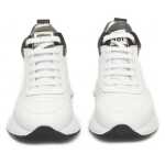 Cerruti 1881 White Leather Women Sneaker