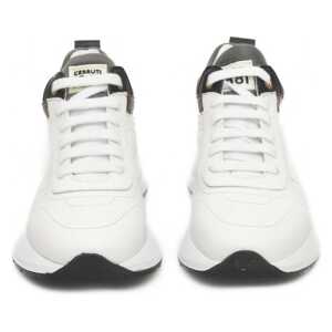 Cerruti 1881 White Leather Women Sneaker