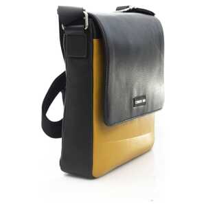 Cerruti 1881 Yellow Leather Women Crossbody Bag